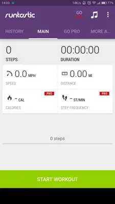 Runtastic Pedometer android App screenshot 0